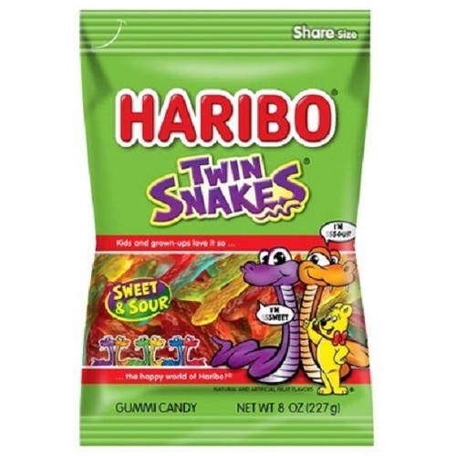 Haribo Twin Snakes Gummi Candy - 第 1/1 張圖片