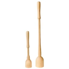 Lehman's Sauerkraut Stomper Crock Packer, Hand Smoothed Wooden USA Made