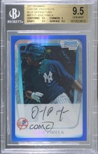 2011 Bowman Chrome Prospects Blue Refractor Jose Pirela BGS 9.5 GEM MINT 0l2