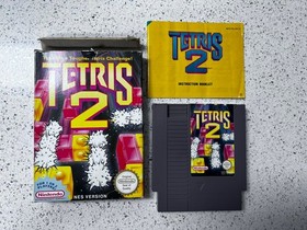 Tetris 2 (Nintendo NES, PAL) &ndash; Complete in Box with Manual &ndash; Tested
