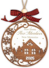 New Home Christmas Ornament 2025, Our First Home Ornament 2025, Neighbor Idea...