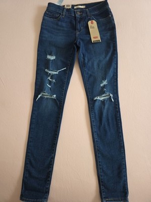 Levis Levi`s Damen Jeans  W29 L32  710 Super Skinny  29-32  Neu + ungetragen