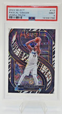 2024-25 Select Pascal Siakam #133 Premier Zebra Prizm SSP  Indiana Pacers PSA 9