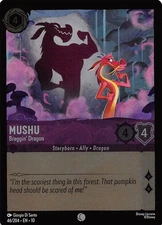 Mushu Braggin' Dragon 46/204 Foil Whispers in the Well Disney Lorcana 001237
