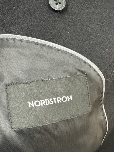 Nordstrom Wool - Cashmere Single Breasted Top Coat Size M RETAIL $495 #296 - Picture 6 of 8