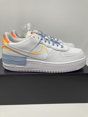 white orange af1