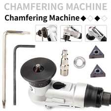 Portable Pneumatic Chamfering Beveling Machine Handheld Metal Burr Trimming Tool