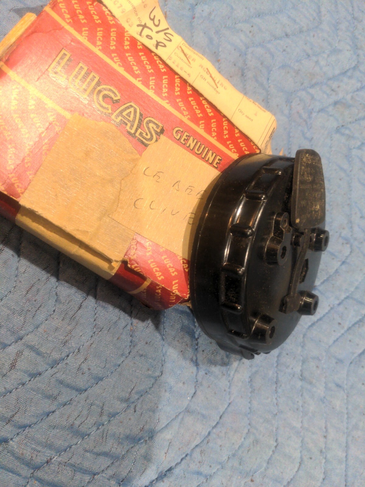 Lucas windshield washer fluid reservoir tank cap NOS Rolls Royce Bentley Jaguar 