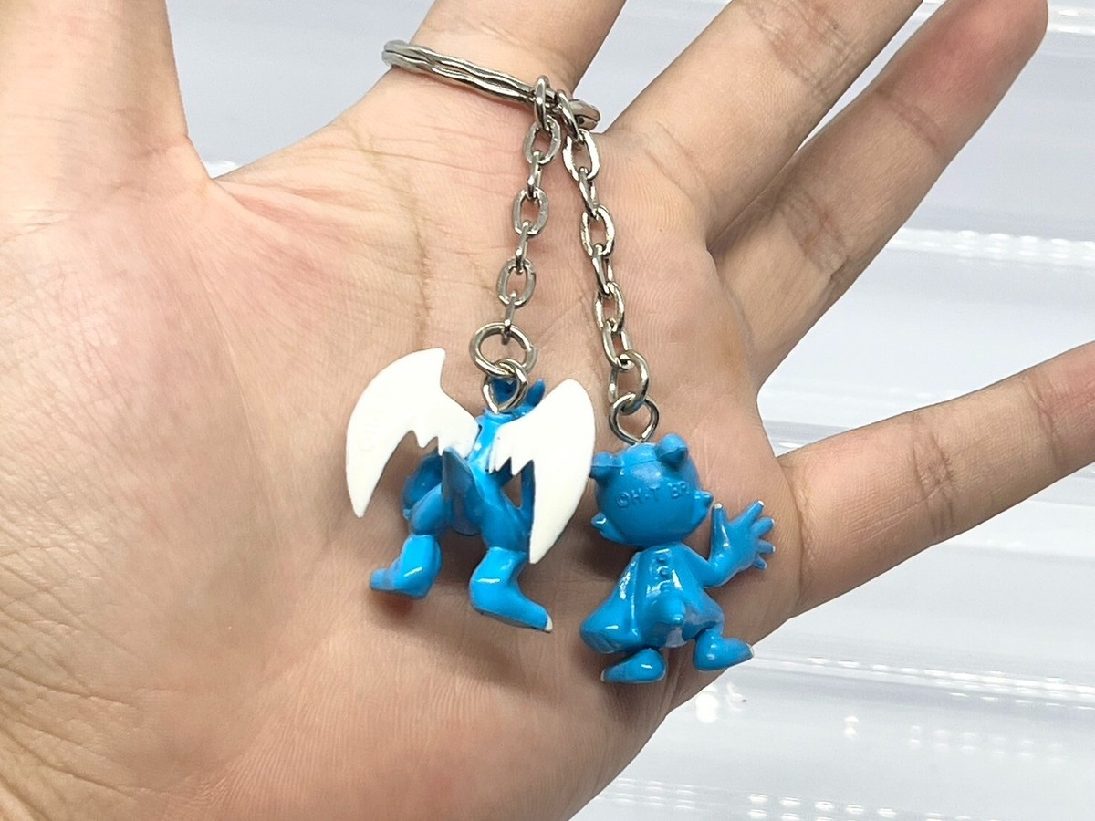 Digimon Adventure 02 ExVeemon & Veemon Keychain Figure