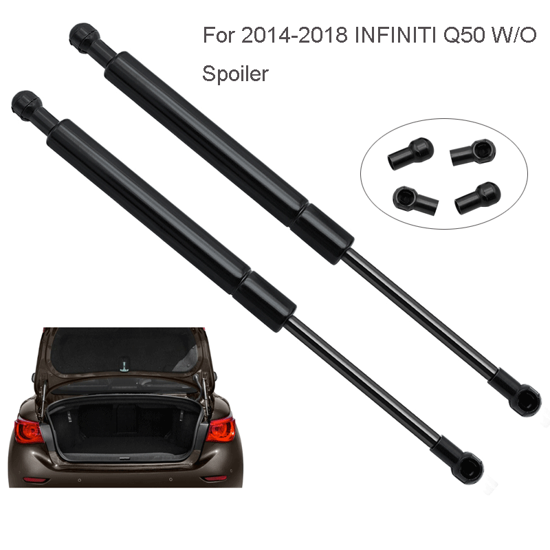 Set Of 2 Rear Trunk Lift Support Struts Liftgate Gas Spring Shock Replacement For 2014-2019 Infiniti Q50