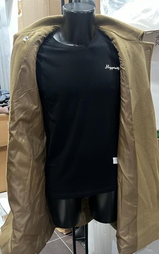 cappotto in acrilico usato donna woman marrone Tg L XYM500L - Foto 3 di 8
