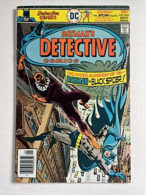Detective comics 463 VF/NM 1976 DC comics Batman Black spider | eBay