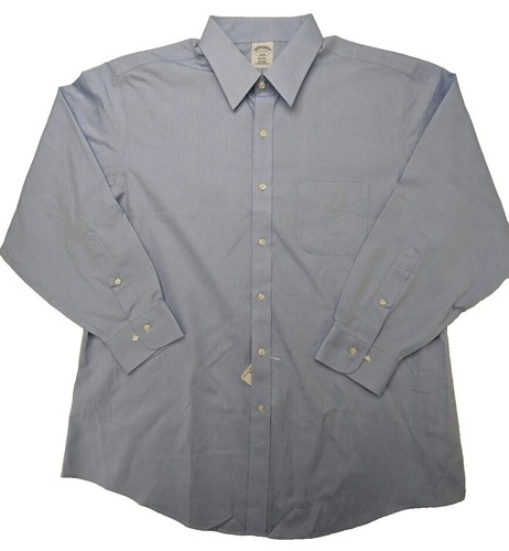 Brooks Brothers Oxford Shirt 16-34 Soho USA Blue OCBD | eBay