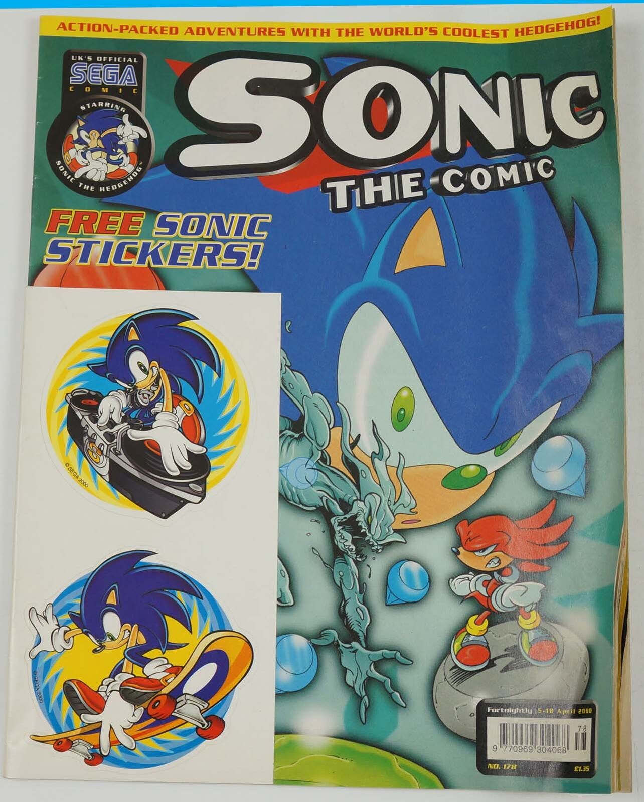 Sonic the Comic #33 VG ; Fleetway Quality