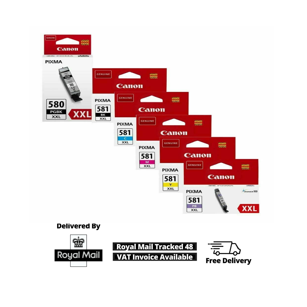 Canon Multicolor Pixma Ts8300 Printer Ink Cartridges (5 Pack) -1998C001 Multipack Original - Image 7