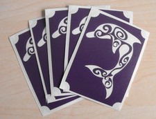 ld196 BODY GLITTERTATTOO 10 x stencil DOLPHIN glitter tattoo must have L K 