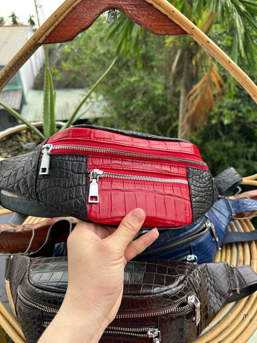 original crocodile skin bags