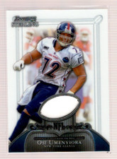 2006 Bowman Sterling #OU Osi Umenyiora MINT MEM NY Giants Jersey ID:46327
