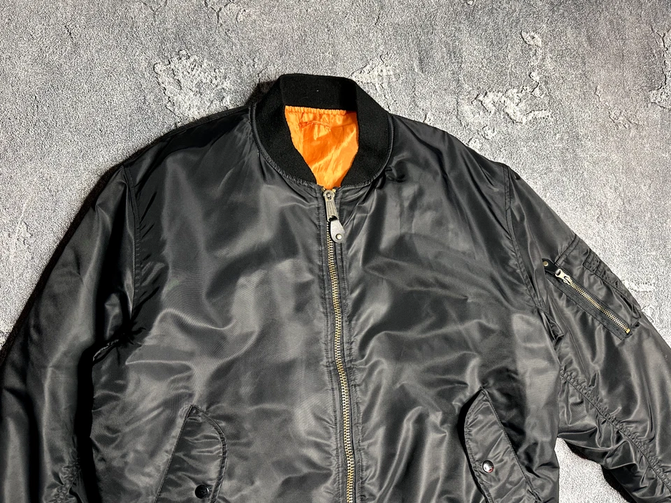 vintage military bomber MA-1 men's 2XL - Image 2 of 4