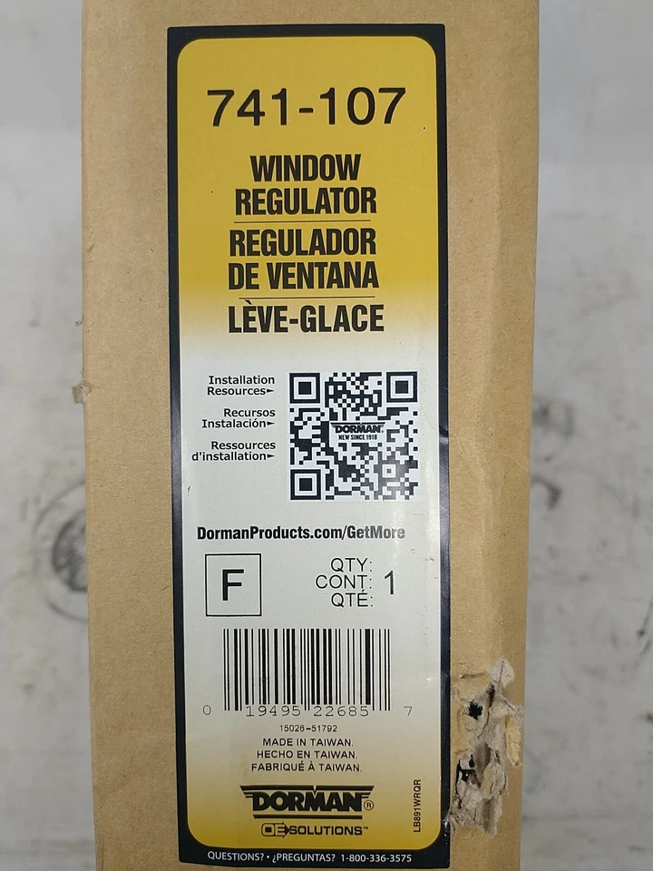 Motor y regulador ventana delantera derecha Dorman 741-107 para Select Saturn 2000-2005 Foto 4 de 4