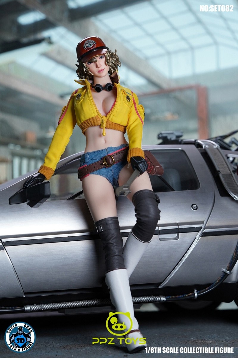 1/6 Super Duck Female Sexy Technician Clothes w/Head Set082 for