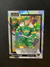23-24 UD O-Pee-Chee Platinum Rainbow Marquee Rookies 266 Daemon Hunt
