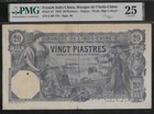 French Indochina P-41 20 Piastres Saigon 1920 PMG 25 Pinholes, Rust