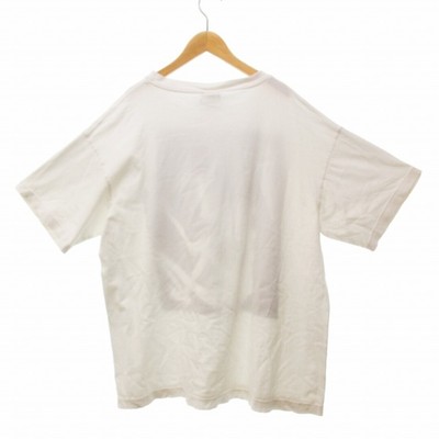 St. Michael SAINTMICHAEL 23SS SS TEE MERCY WHITE T SHIRT SEW DEVIL 