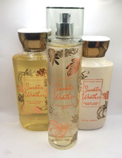 BATH AND BODY WORKS SWEATER WEATHER MIST, LOTION WASH SET OF 3