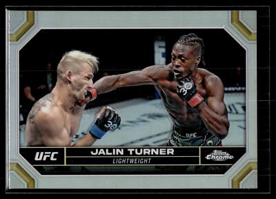Jalin Turner 2024 Topps Chrome UFC Refractor Card #88