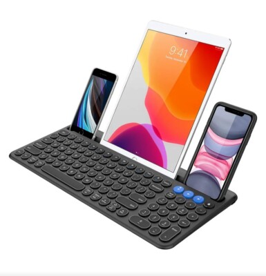 Arteck Wireless Bluetooth Keyboard for Windows, iOS, Android, Computer Or Laptop