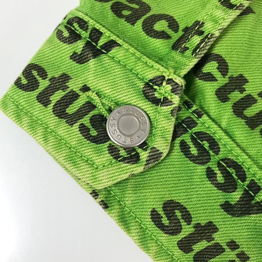 Stussy x CPFM Cactus Plant Flea Market ZIP WORK JACKET Green Stussy x CPFM Cactus Plant Flea Market ZIP WORK JACKET Green
