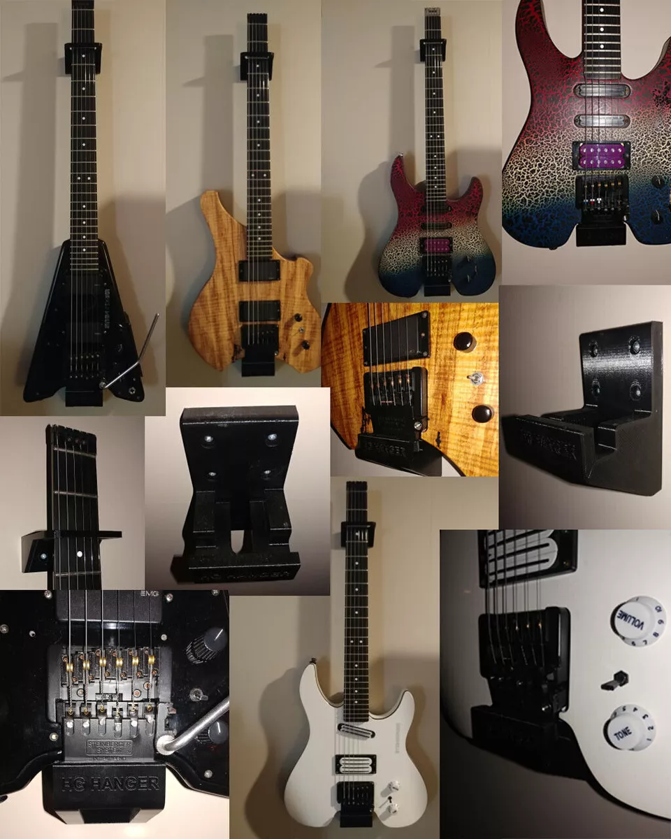 Headless online guitar hanger