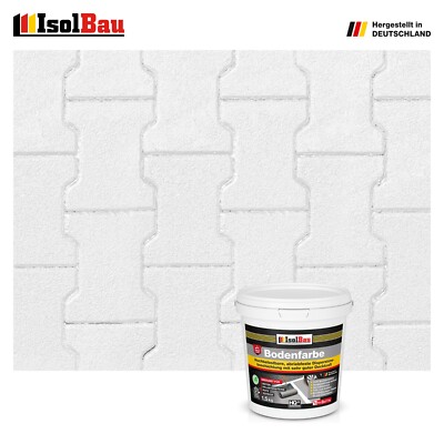 Bodenfarbe Betonfarbe Weiss 1,5 kg Bodenbeschichtung Fußbodenfarbe RAL Farbe