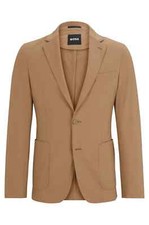 595 - BOSS Hanry Performance Blazer Jacket in Stretch Tech Wool Slim Fit - 38R