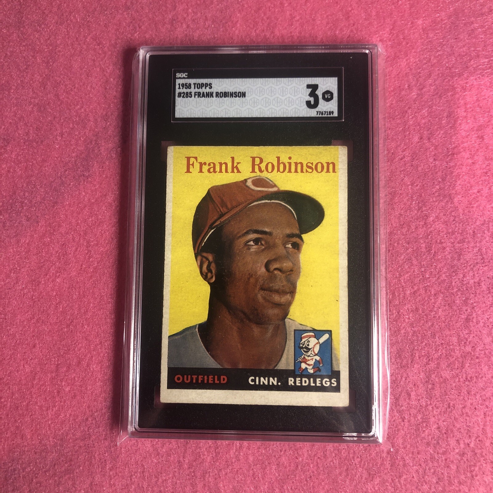 FRANK ROBINSON 1958 Topps #285 SGC 3 Cincinnati Reds HOF 2nd Year Card