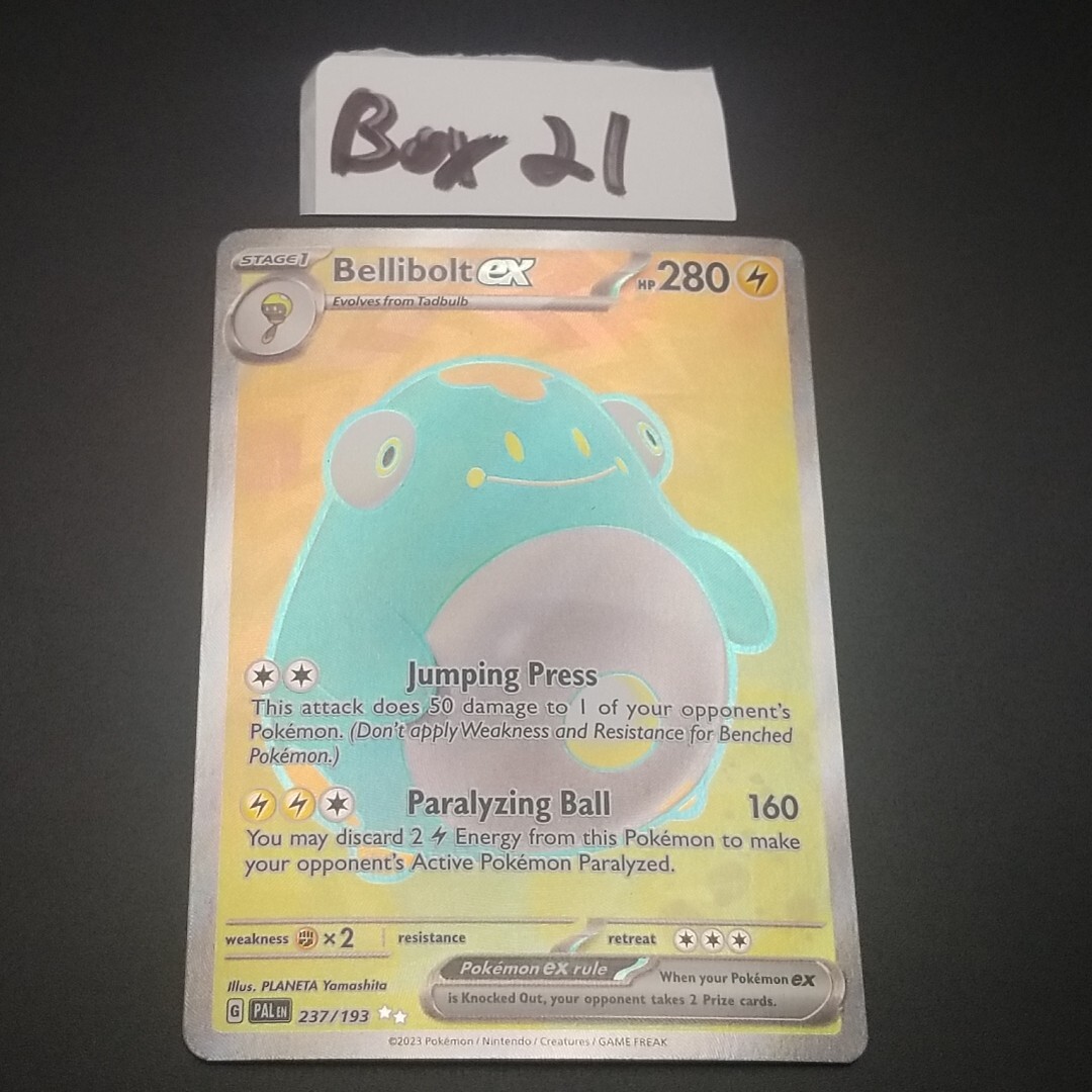 Bellibolt ex 237/193 Paldea Evolved Scarlet & Violet Full Art POKEMON CARD NM/M