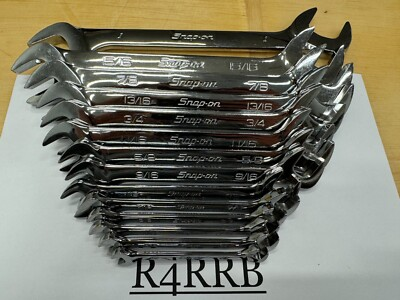 #ad Snap on Tools USA NEW 14pc 1 4quot; up to 1quot; SAE 4 Way Angle Wrench Bonus Lot Set $849.95