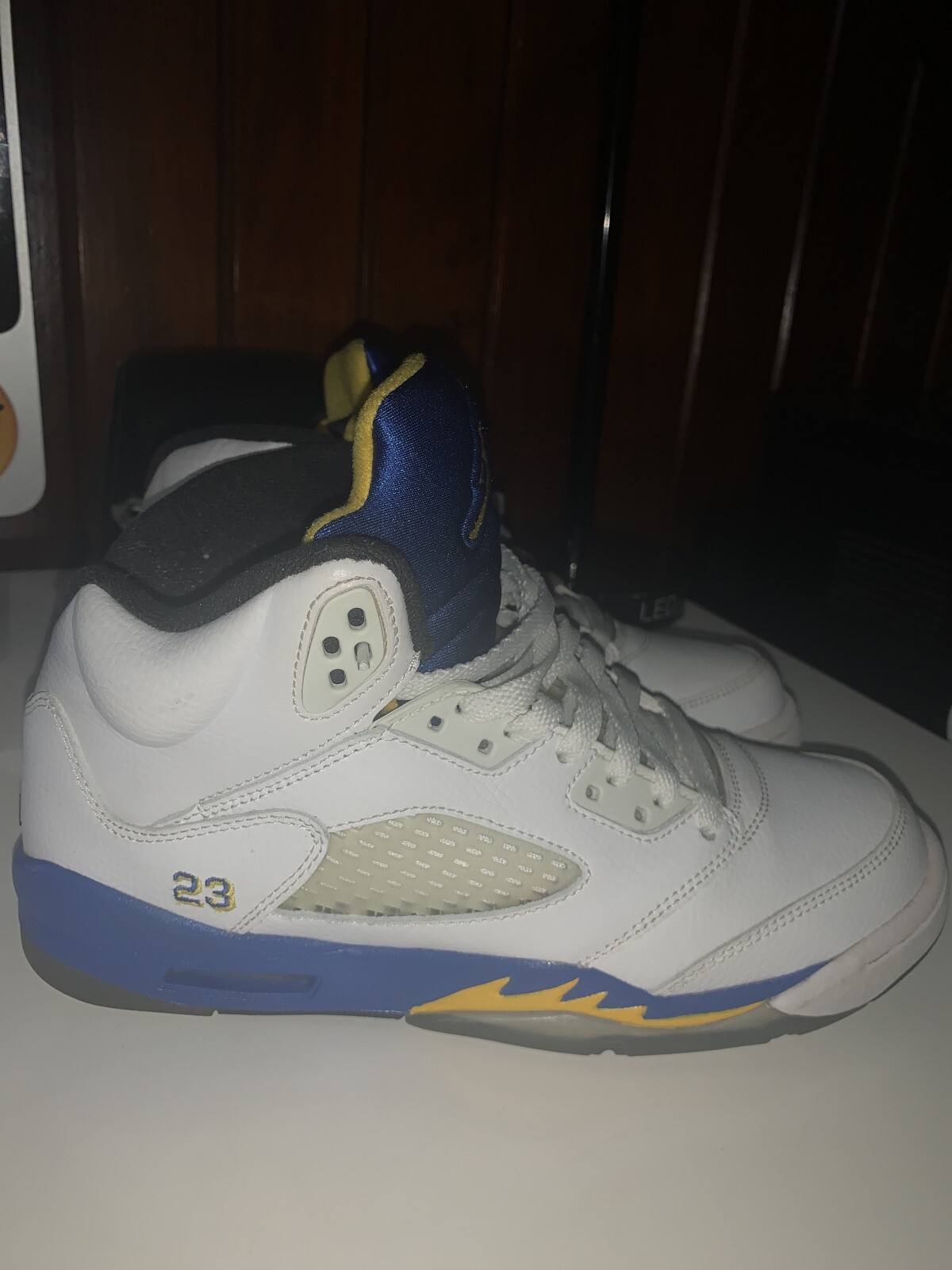 jordan 5 laney white