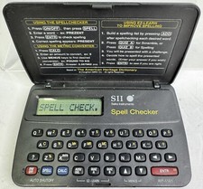 Seiko Instruments SII Spell Checker WP-1101 Pocket Size Tested and Works