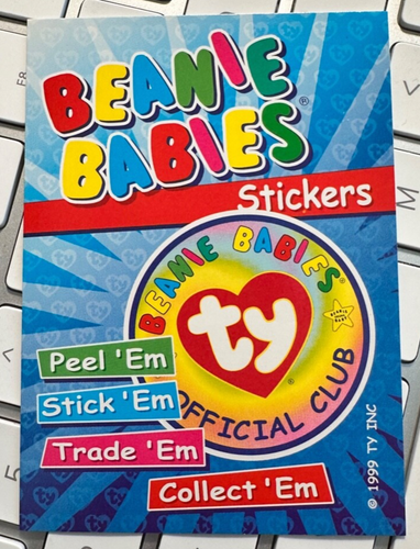 1999 TY Beanie Babies Series 3 2nd Edition Sticker #17 Insert Card /bx147 - Picture 2 of 2