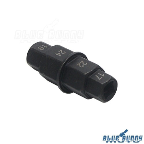 17mm-24mm Front Wheel Axle Hex Spindle Driver Removal Tool Wrench For Kawasaki - Bild 8 von 12