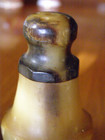 Vintage Carved Horn Salt and Pepper Shakers — photo 3