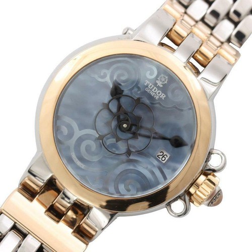 TUDOR CLAIR DE ROSE 35200 26mm SS Automatic Silver Dial Date  display picture 2