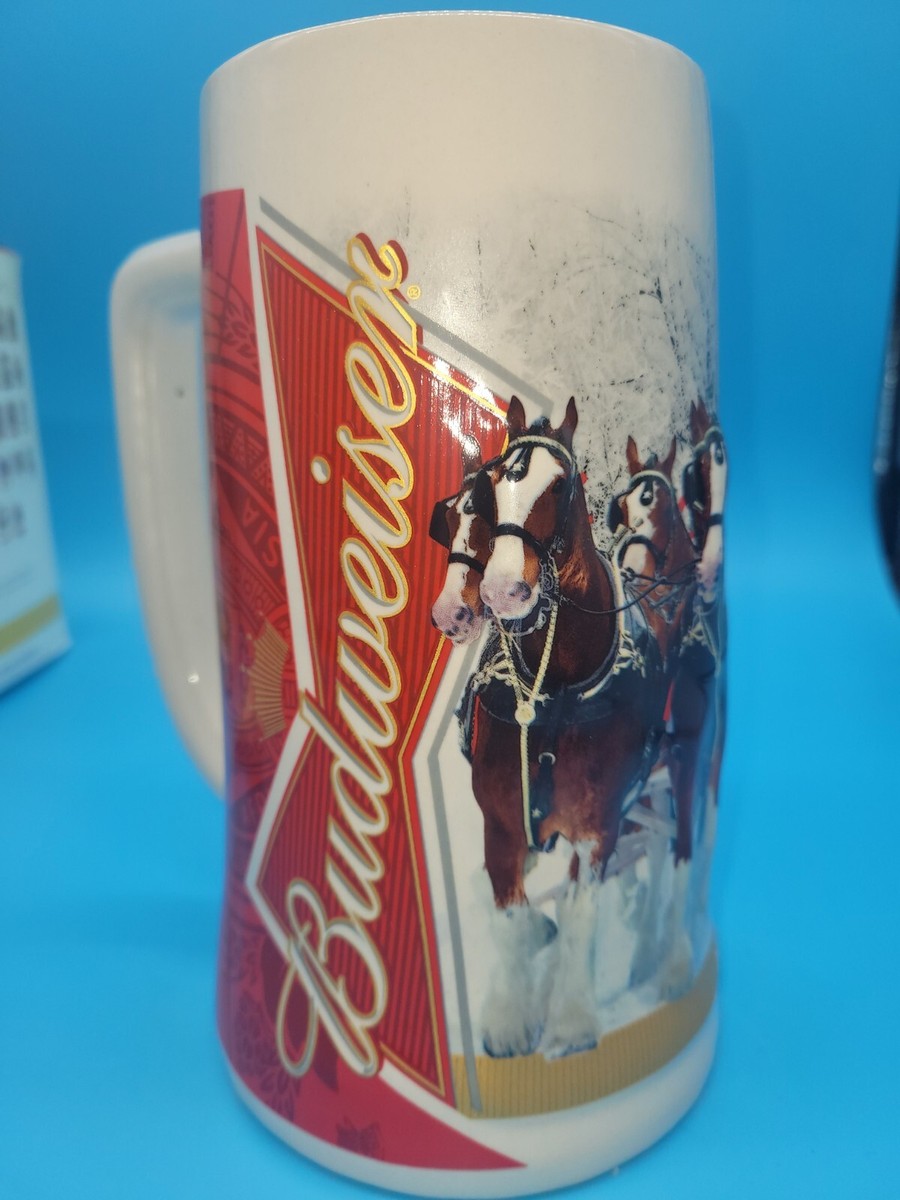 陶芸 2012  BUDWEISER HOLIDAY STEIN Budweiser Holiday Stein 2012 with Box & Certificate of
