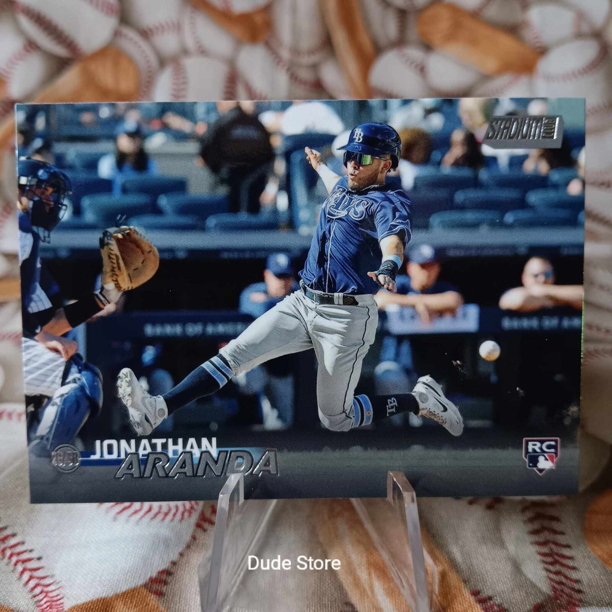 2023 Topps Stadium Club Jonathan Aranda #196 RC Tampa Bay Rays ~ac~