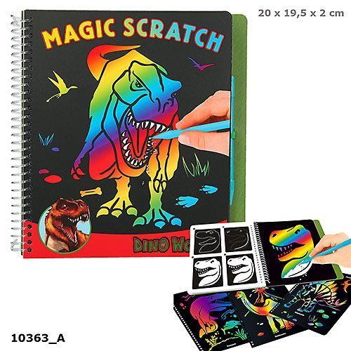 Depesche Dino World Magic Scratch Scratch Paper