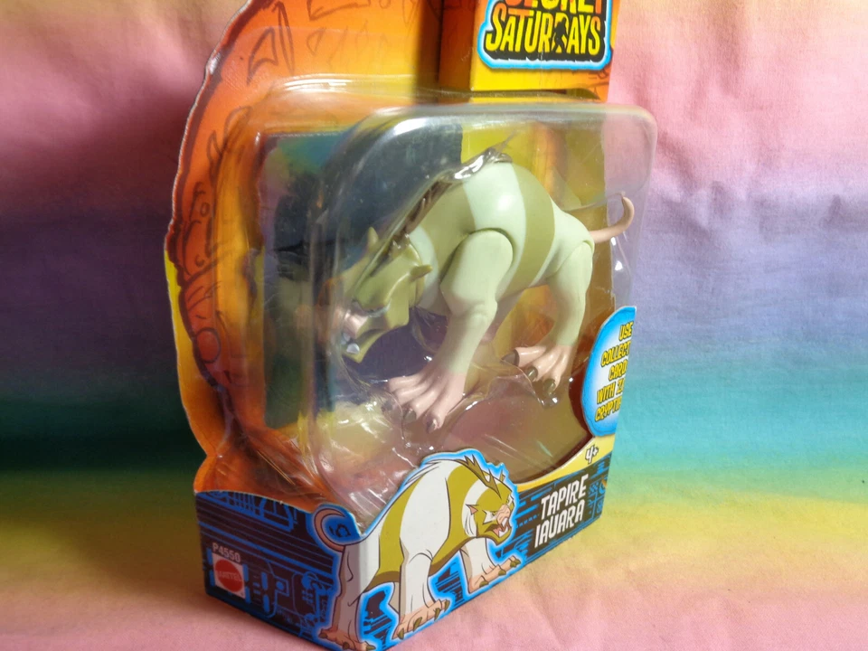 Figura de acción Mattel 2009 The Secret Saturdays Tapire Iauara nueva sellada Foto 4 de 4