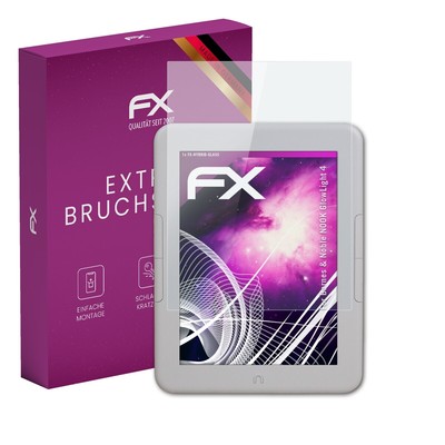 atFoliX Displayfolie für Barnes & Noble NOOK GlowLight 4 9H Schutzpanzer