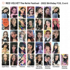 Red Velvet The Reve Festival 2022 Birthday Photocard POB KT4 AM MS MP SM SW KPOP